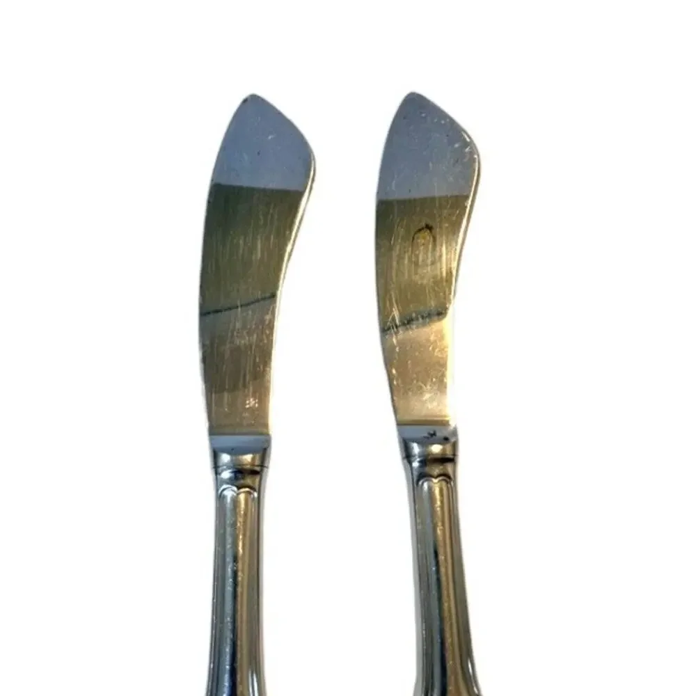Towle London Shell Butter Spreaders Stainless Germany Set of 4
